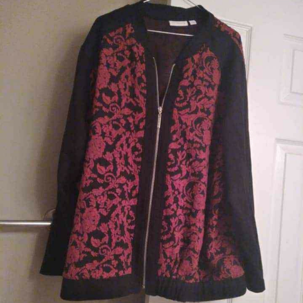 Susan Graver bomber jacket